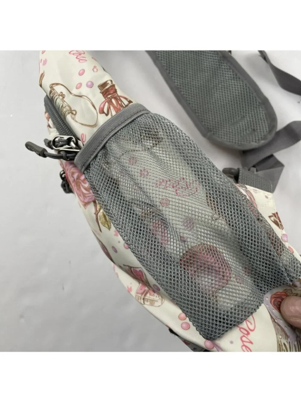 ZOMAKE Sling Backpack Crossbody Bag Travel Rose Cosmetics Perfume Print